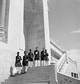 Image 30Students leaving the Osmania University, c. 1939–1945 (from History of Hyderabad)