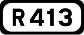 R413 road shield}}