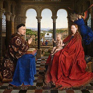 Die Madonna des Kanzlers Nicolaus Rolin (Jan van Eyck)