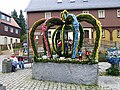 Osterbrunnen im Erzgebirge (von Brücke) – hier für dieses Bild stimmen