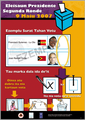 Infoplakat für die Präsidentenwahl Osttimor 2007, 2. Wahlgang