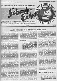 Erste Ausgabe nach dem Zweiten Weltkrieg