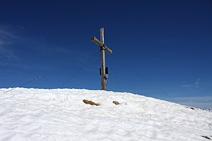 Gipfelkreuz auf der Schoberspitze