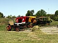 Wagens in het openluchtmuseum