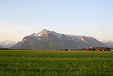 Untersberg aus Salzburger Sicht, Landmarke am Alpenrand