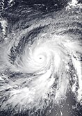 Walaka at peak intensity south of Johnston Atoll