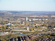 Gezicht over de stad