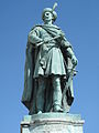 Das Thököly-Denkmal in den Kolonnaden des Millenniumsdenkmals in Budapest