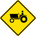 PO-3 Watch for farm vehicles crossing