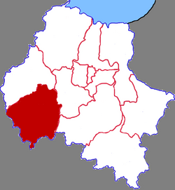 Location of the seat in Weifang