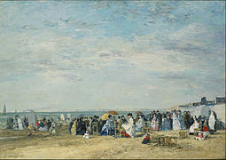 Strand von Trouville, 1867