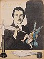 Forside 1906: 50 år siden Heinrich Heines død. Tegning av Adolf Münzer