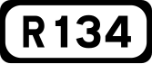 R134 road shield}}