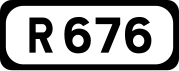 R676 road shield}}