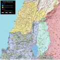 Separate map of Hezbollah clashes