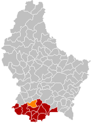 Reckange-sur-Mess – Mappa