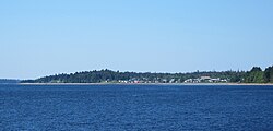 Old Massett, from the Masset town pier