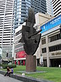 Sculpture at Raffles Place