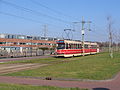 Tramlijn 17 in Wateringse Veld.