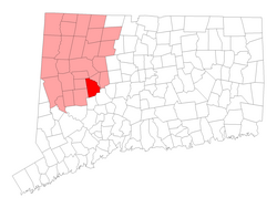 Location in Litchfield County, Connecticut