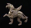 Vergoldete Bronzefigur eines Greifen (50–270) FO: Forum Hadriani AO: RMO Leiden