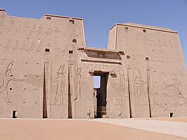 De tempel van Edfu.