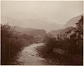 Mario Gabinio, Valle di Susa, Susa, veduta della città dal ponte della Chiesa del Ponte, verso ovest