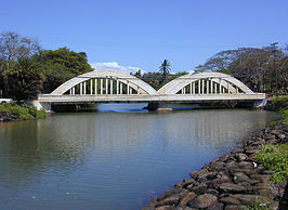 Haleiwa - brug over de Anahulu Rivier