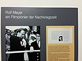 Infotafel über den Regisseur Rolf Meyer