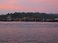 Kampong Ayer bei Sonnenaufgang