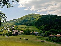 Waltersdorf mit Berg Lausche