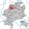 Lage der Gemeinde Meerbeck im Landkreis Schaumburg