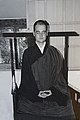 Olivier Wang-Genh der Gründer des Tempels Ryumonji in Zazen (1996)
