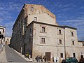 Palazzo Saliceti, da Piazza Roma