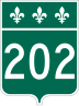 Route 202 marker