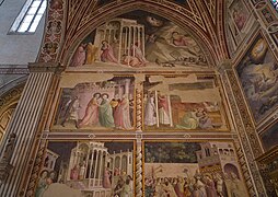 Szenen aus dem Leben der Maria, um 1330, Baroncelli-Kapelle (Nordwand)