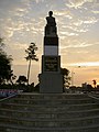 Monument to César Vallejo in Jésus María District of Lima, Peru.