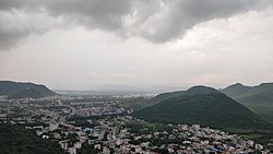 Vepagunta area from Simhachalam Hill