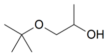 Structuurformule van 1-tert-butoxypropan-2-ol