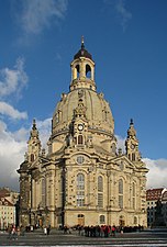 Frauenkirche, Dresden, Germany, by George Bähr, 1726–1743