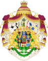Königreich Sachsen Wappen S. M. des Königs = Majestätswappen