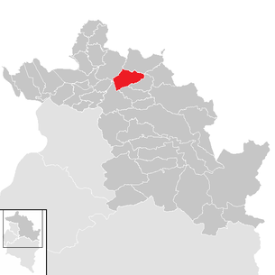 Lage der Gemeinde Doren im Bezirk Bregenz (anklickbare Karte)