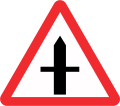 Secondary road junction