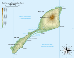 Map of Jan Mayen