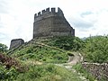 Blick auf die Schildmauer