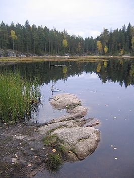 Mustalampi-meer, Nationaal park Nuuksio