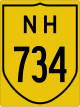 National Highway 734 shield}}