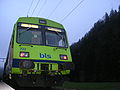 BLS RBDe 565 722, in nieuw kleurenschema te Trubschachen BE