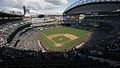 A photograph of a baseball diamond