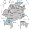 Lage der Samtgemeinde Nienstädt im Landkreis Schaumburg